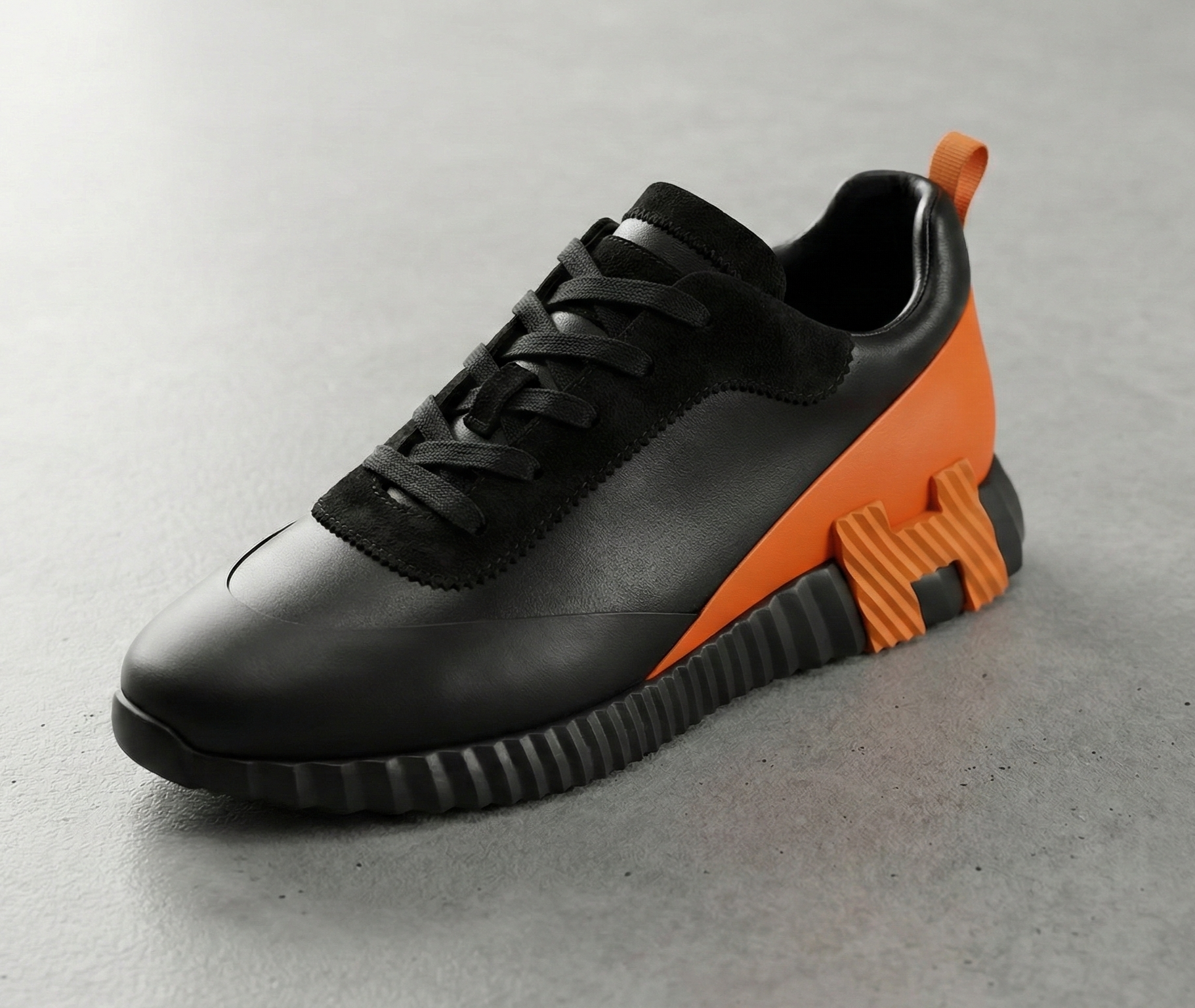 Hermès Bouncing Sneaker Black Orange