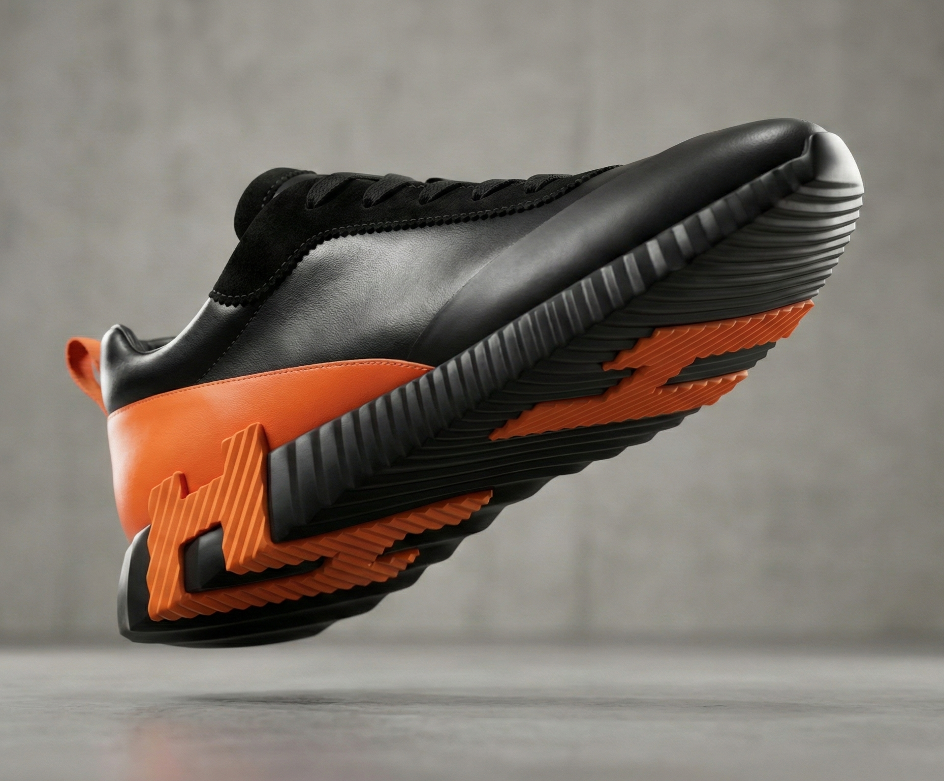 Hermès Bouncing Sneaker Black Orange