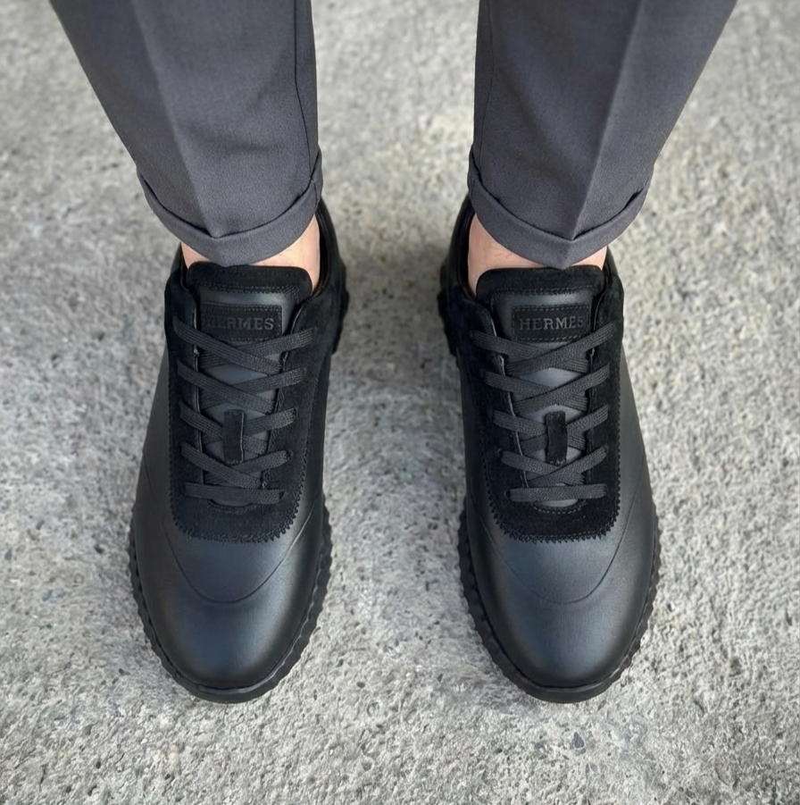 Hermes Triple Black Sneakers